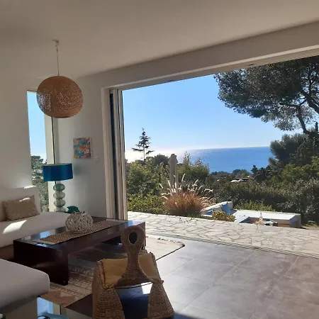 Anadine - Aiguebonne Boulouris - Pleine Vue - A 5 Minutes A Pied De La - Climatisee Villa Saint-Raphaël