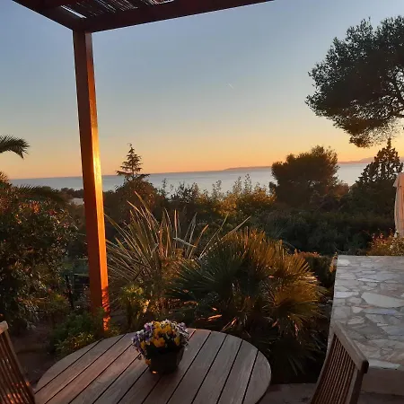 Villa Anadine - Aiguebonne Boulouris - Pleine Vue - A 5 Minutes A Pied De La - Climatisee