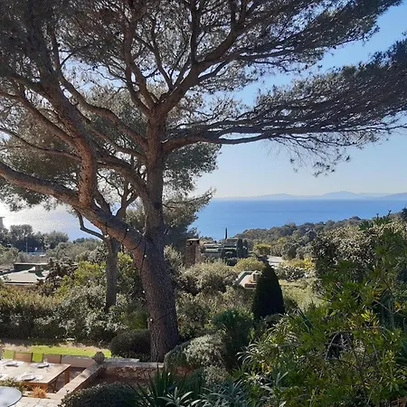 Βίλα Anadine - Aiguebonne Boulouris - Pleine Vue - A 5 Minutes A Pied De La - Climatisee